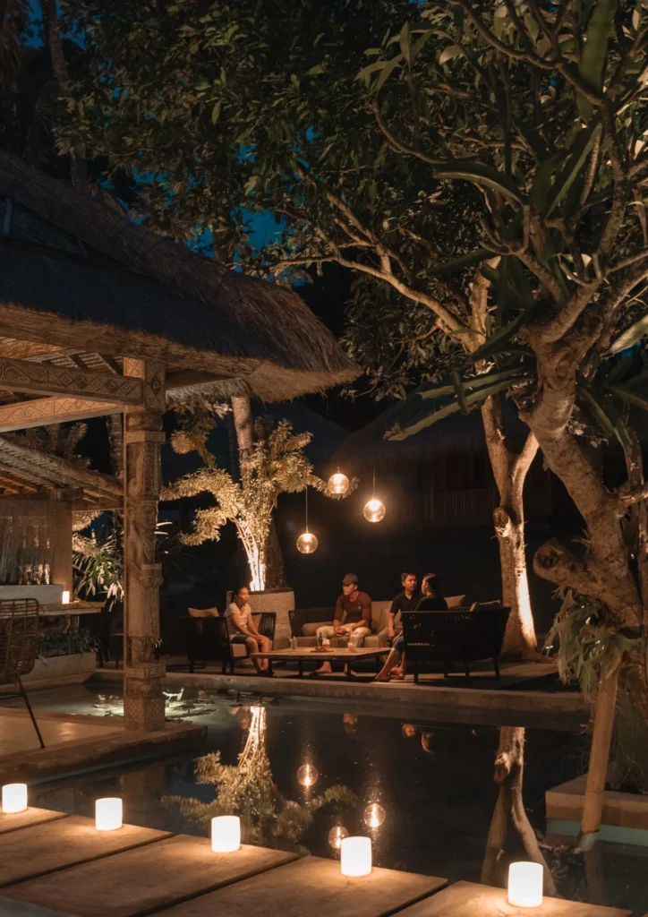 Dining at Bali Droom Villas
